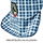 FR Cotton Welding Cap with Hidden Bill Extension, Blue Plaid